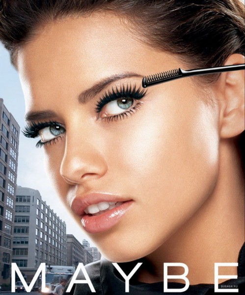 Adriana Lima again as the face of Maybelline - Women Daily Magazine